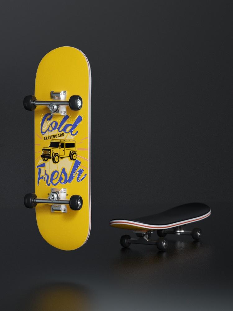 Pro Wooden Fingerboard DIY Kit| 5-Ply Maple Deck & High-Speed Bearing Wheels| Premium PU Grip Tape Mini Skateboard Desk Toy