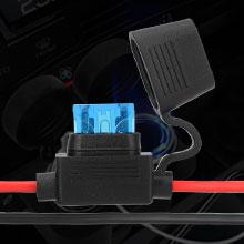 1PCS Cigarette Lighter Socket with Blade Fuse, 2-Socket Cigarette Lighter Splitter 12V Lighter Power Outlet Replacement Waterproof Plug for Car Marine Truck ATV RV