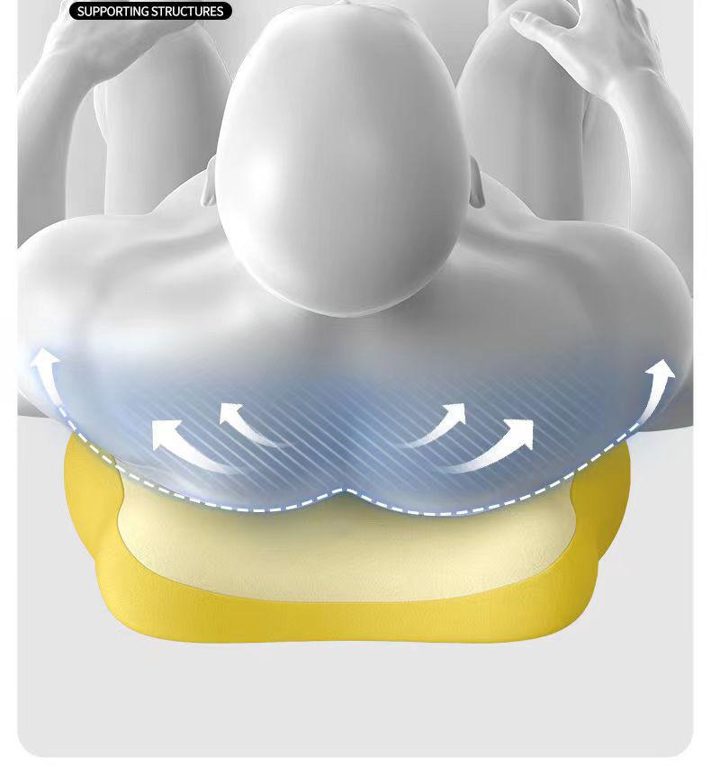 Car headrest and lumbar support for drivers, memory foam waist support for long-term sitting, car shoulder pillow, car accessories