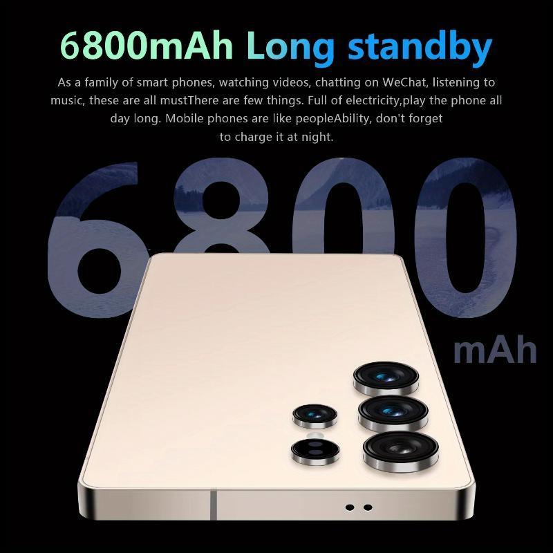 U24 Ultra Android Phone-8GB+256GB  Unlocked Cell Phone with Stylus Pen, 6.8" HD Display, Android 13 OS, Fast Charging