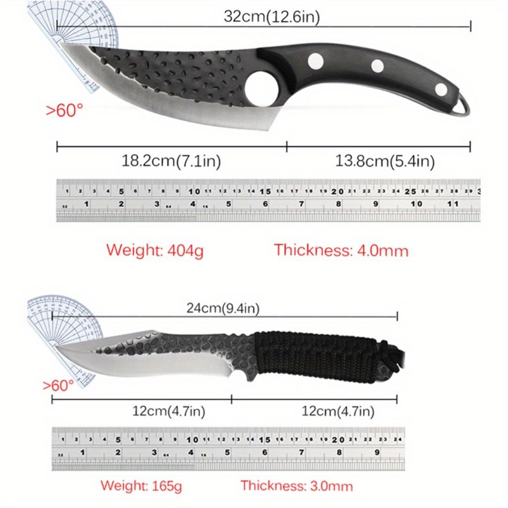 1/2/3PCS Stainless Steel Professional Chef Knife Multipurpose Kitchen Knives Set Boning Beef Camping EDC Unique Kitchen