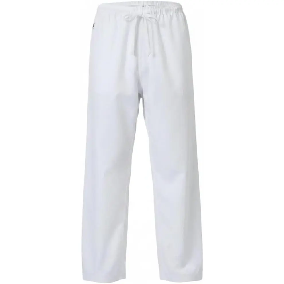 Men's Ribbed Stretch Polyester Taekwondo Training Pants - Flexible Fit Training Wear for Taekwondo Practice