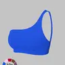 Cross-Border Spring New Single Shoulder Backless Yoga Bra, Workout Bras, Exercise Bra, Sporty Bra, Outdoor Sports Running Quick-Dry Fitness Top, Women's Activewear, Quick Drying Bra