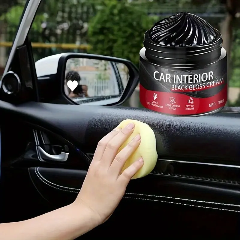 Car Interior Plastic Coating Polish Dashboard Wax, Leather Renewal and Maintenance Cream