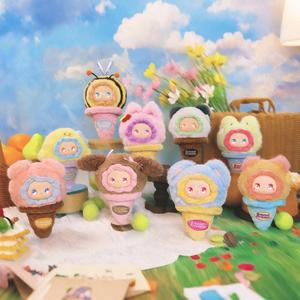 lovely emma plush blind box series, secret forest theme toy dolls, cute soft stuffed animals keychain, perfect gift for kids & adults, huggable collectible