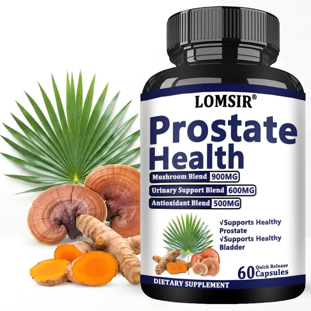 Prostate Health Supplement for Men with Saw Palmetto, Plant Sterols, Zinc & Magnesium - Supports Healthy Prostate Function and Urinary Health - 60 Capsules