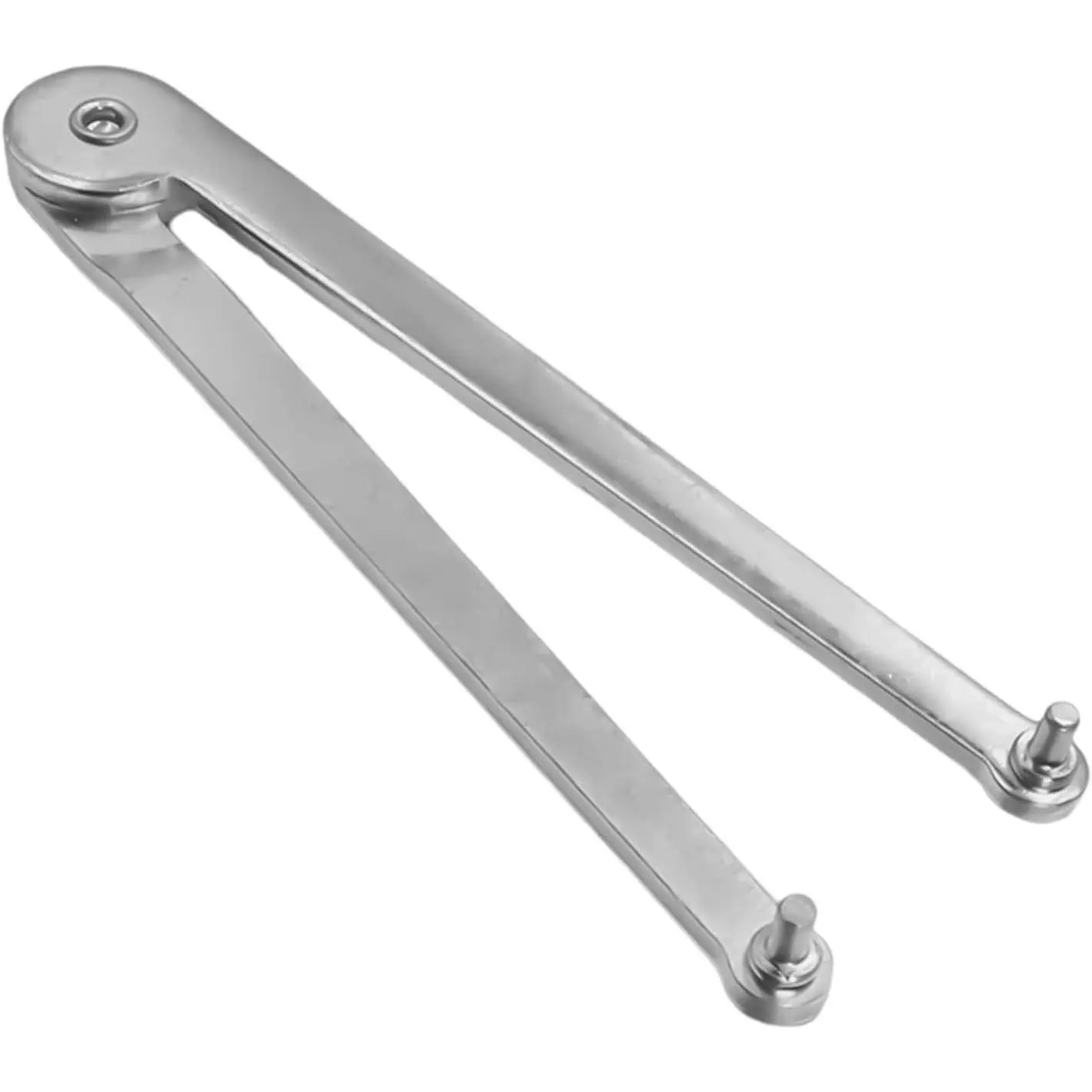 Adjustable Angle  Wrench Pin Spanner Locknut Wrench for Backing Pads  Angle  and Round Nuts with Drilled Holes