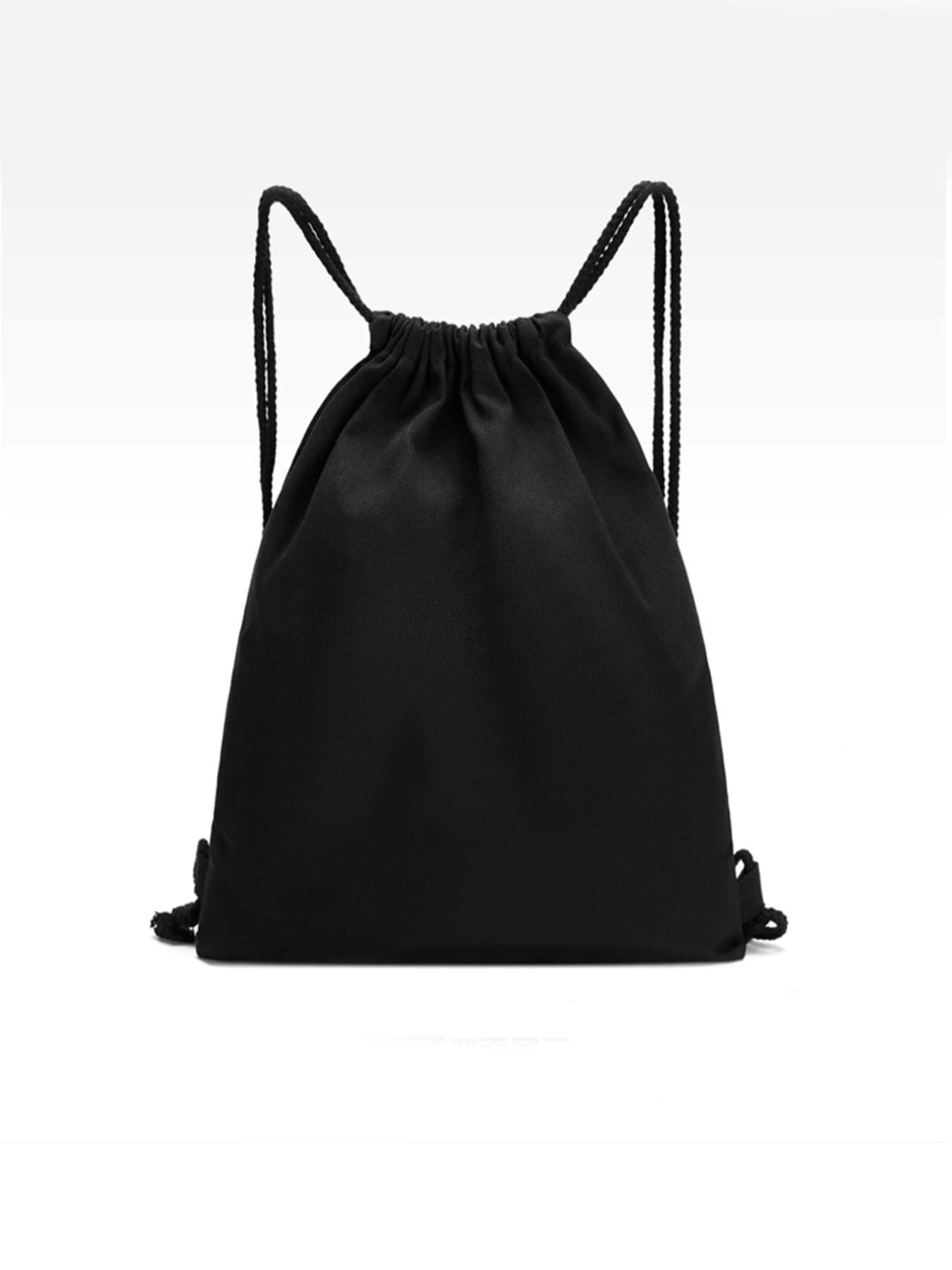 Solid Color Drawstring Backpack, Large Capacity Waterproof Sports Storage Bag, Simple Travel Bag, Basketball Bag, Functional Bag for Women & Men, Sports Bags, Outdoor Sports Bag