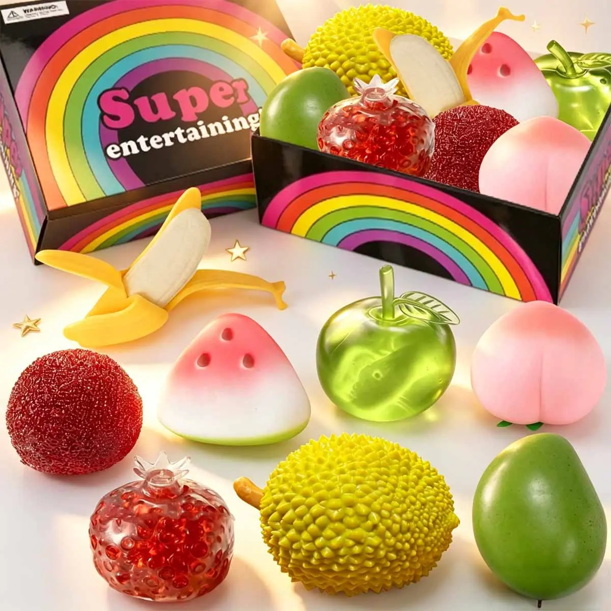 Blind Box Malt Sugar Squishy Set, Stress Relief Creative Slow Rebound Squishies, Multiple Styles, Rare Mystery Gift Box, Party Gift