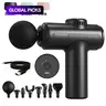 USB Rechargeable Handheld Electric Massager, Mini Muscle Massager with 8 Replaceable Heads, Professional Neck and Shoulder Relaxation Tool, Lightweight, Durable, Neck Shoulder Relaxer, Cordless Rechargeable Massagers #GLOBAL PICKS