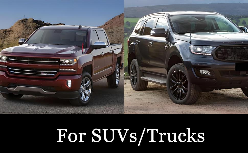 7.8inch Silver-Gold Bullet Antenna Replacement for Various car Models,Dodge, Chevrolet, Raptor Truck Antenna Accessories