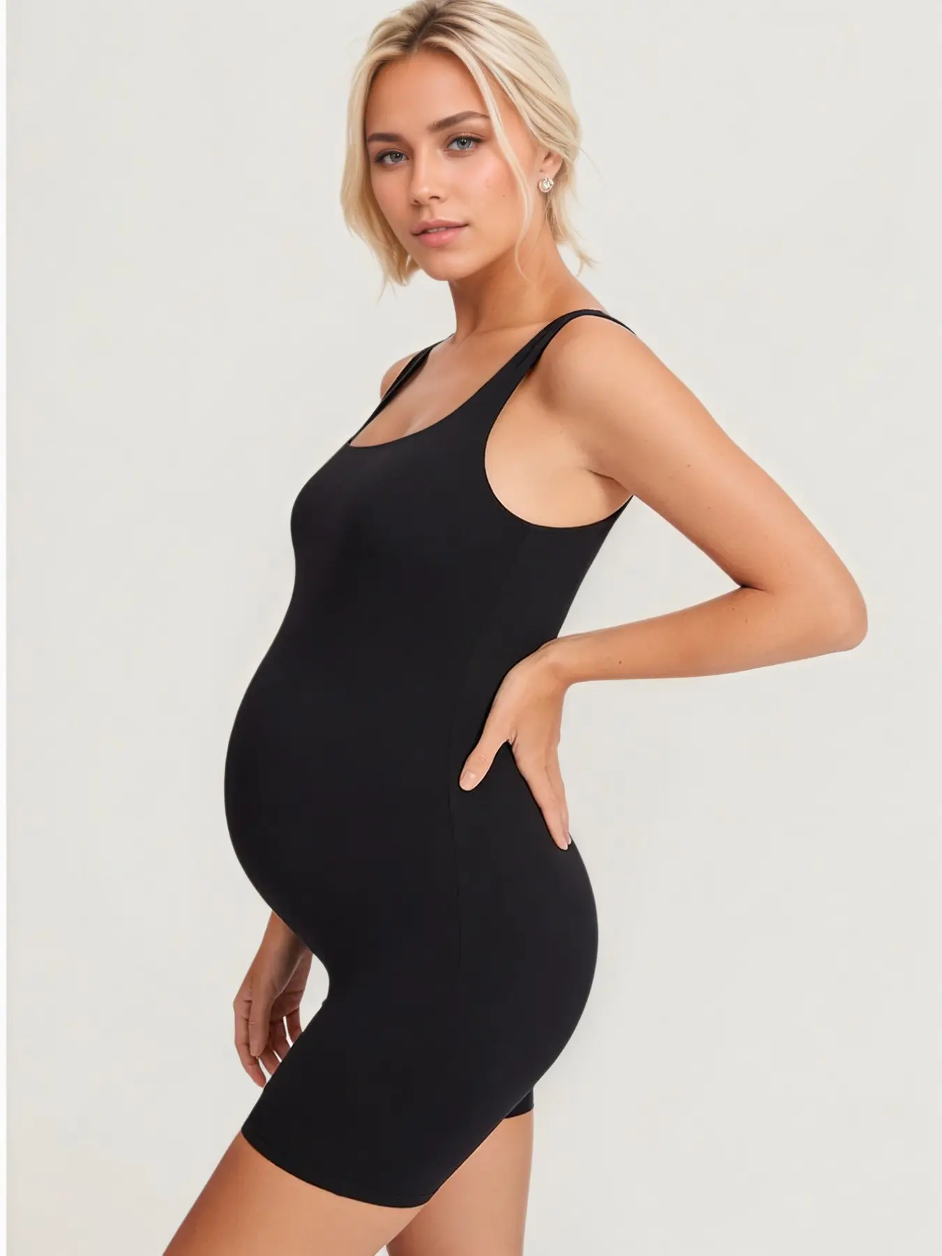 Summer maternity pants, camisole jumpsuits, stretch slim inner cycling shorts, overalls, shorts, maternity wear, pregnancy clothes, three-quarter length pants, Maternity Apparel, Maternity Clothing