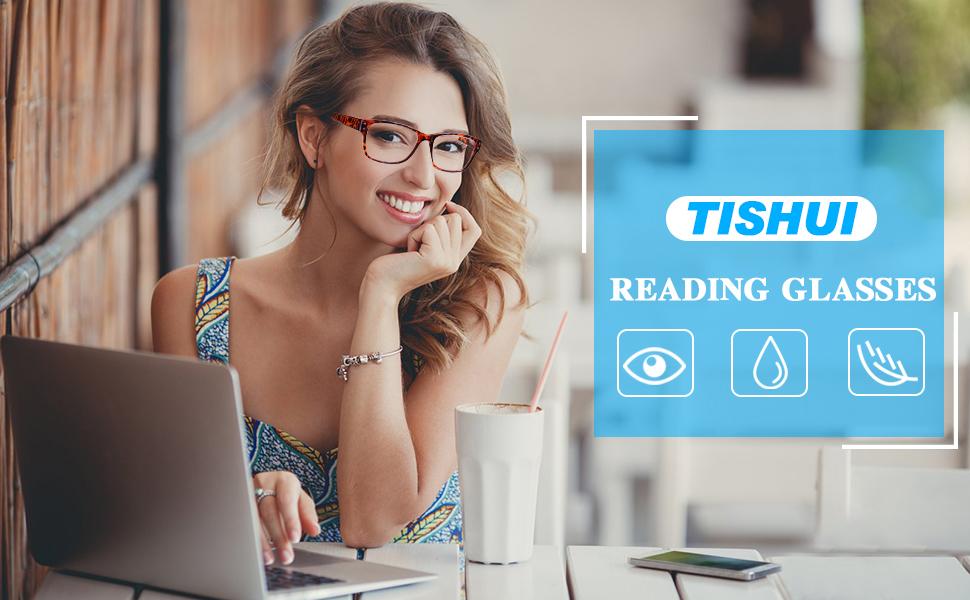 Reading Glasses for Men Women Square Fashionable Readers Quality Cheater Glasses Lightweight Frames Comfy Spring Hinge