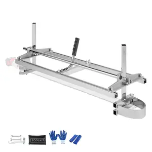 【DealsForYouDays】VEVOR Chainsaw Mill, Portable Sawmill 14"-36" Guide Bar, Galvanized Steel Chainsaw Planking Mill with 0.2"-11.81" Cutting Thickness, Wood Lumber Cross Cutting Saw Mill for Builders and Woodworkers