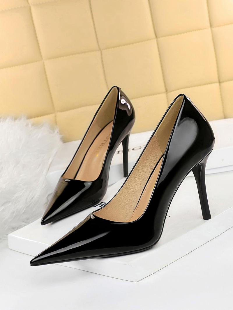 Valentine's Day Women's Fashionable Solid Color Stiletto Heels, Elegant Pointed Toe High Heels for Party, Daily Clothing Decor for Women & Girls