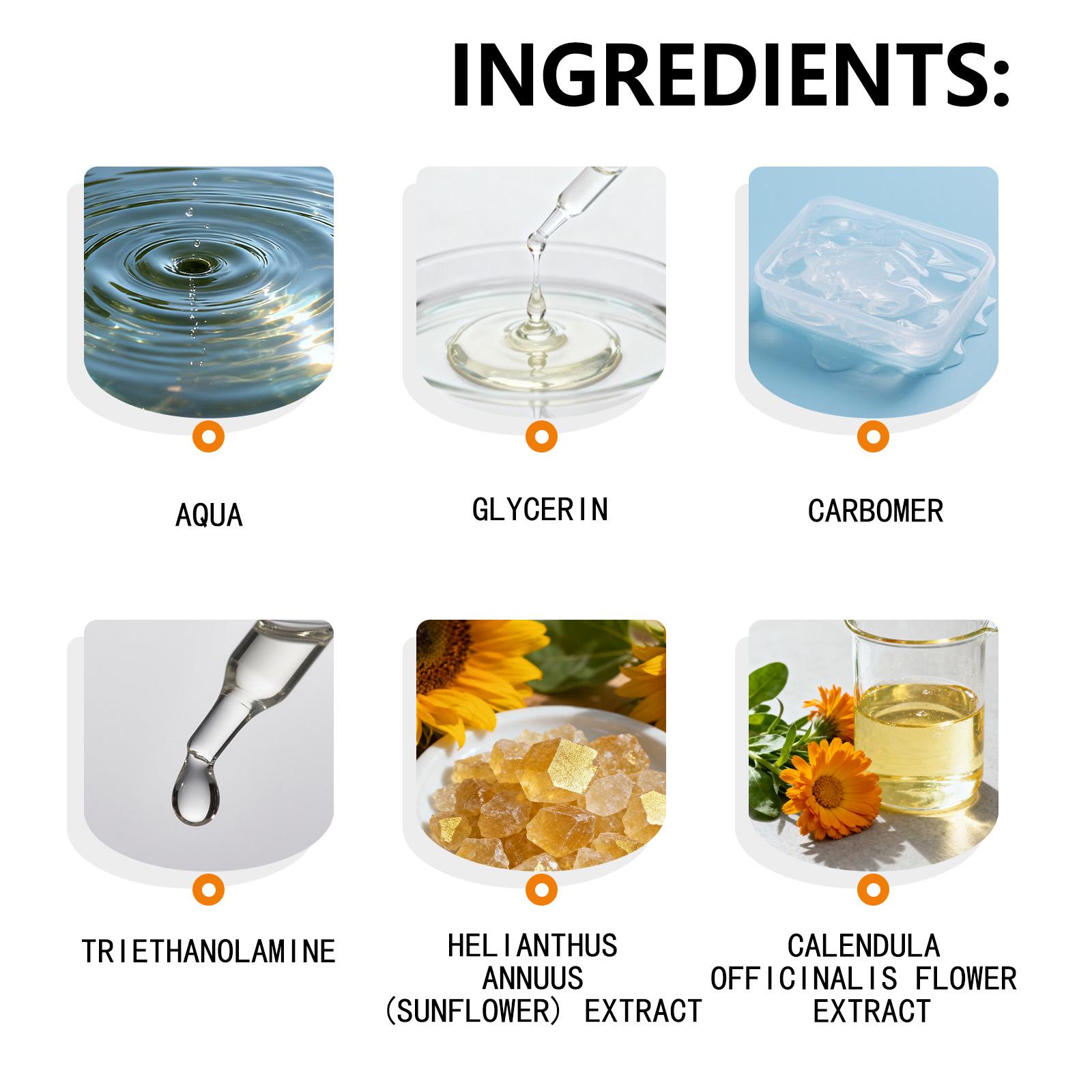 OCEAURA Intensive Tanning Gel with Vitamin E & Calendula, Circular Motion Even Bronze, Long-Lasting Moisture Lock, Reduces Sunburn, Deep Natural Tan for All Skin Hydrating self dark lotion tanglow bronzing agent balm Non Greasy Tanning Gel