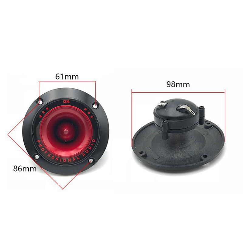 2/4Pcs 3 Inch Piezoelectric Tweeter Audio Speaker Treble Ceramic Piezo Loudspeaker for Hi-Fi System Car Audio