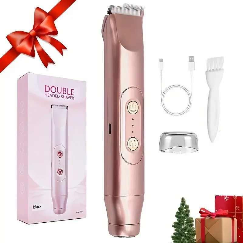 Electric Bikini Trimmer for Women, Pain-Free Hair Removal Device, Body Underarm Leg Shaver, Facial Beard Remover, Aa-021 Model