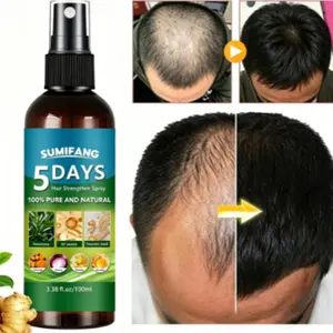 100ML Hair Strengthening Spray, 5-Ingredient Formula with Biotin, Rosemary, Turmeric, Retinol, Onion, Ideal for Overworked Individuals