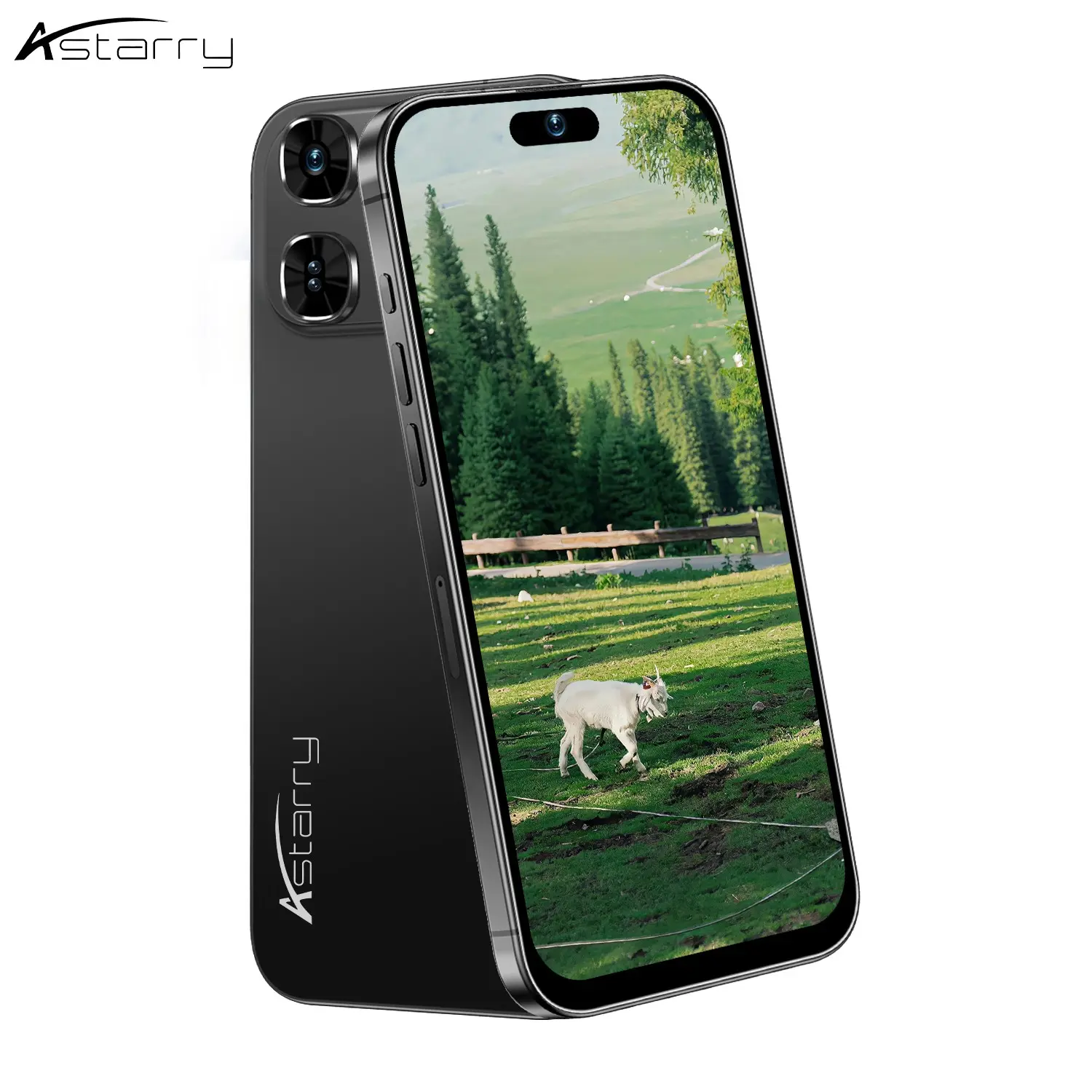 Astarry 17 Pro Max 4G Smartphone, Android Phones, 6.61-Inch Large Display, 6GB+128GB, MTK6762 Processor, 8MP+20MP Dual Camera, Android 12, 3500mAh Battery, Dual SIM, WiFi & Bluetooth, Ideal as Spare Phone, Student Phone & Surprise Gift