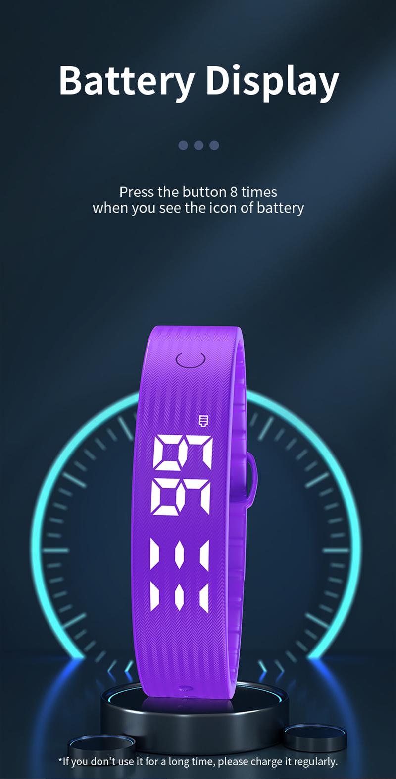 Smart Multifunctional Wristband Fitness Bracelet IP65 Waterproof Sport LED Activity Sleep Tracker 24 Hours Pedometer Smart Watch