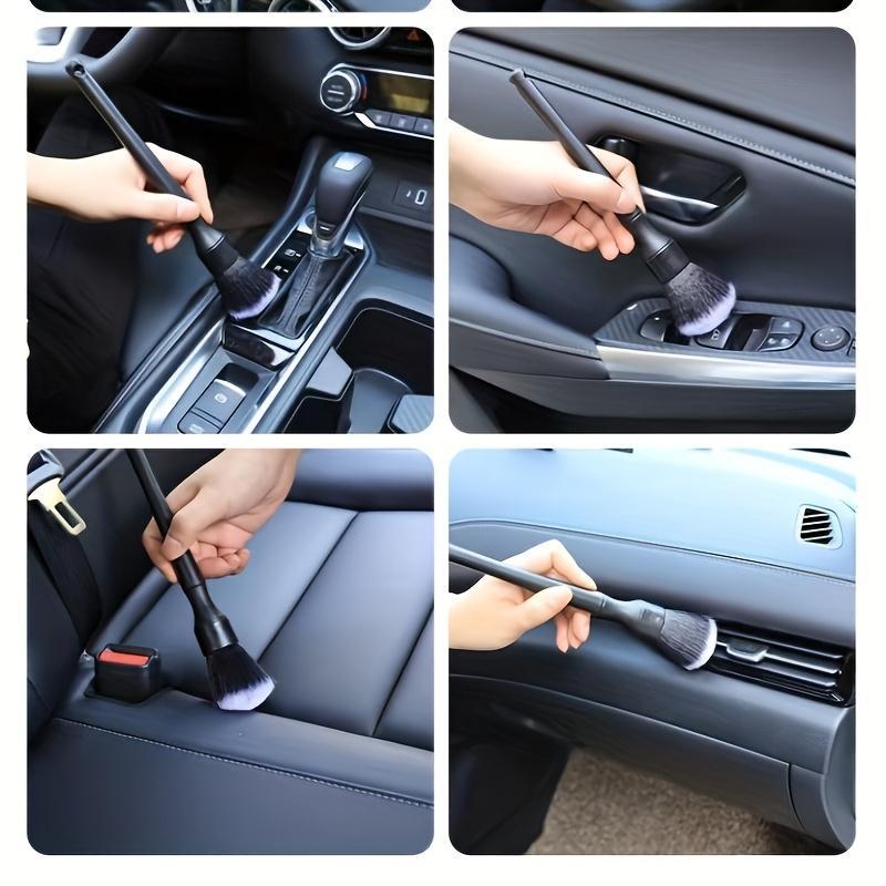 Car Interior Detailing Brush, Soft Bristle Cleaning Brush, Auto Detail Dusting Brush, Multifunctional Car Dash Duster Brush, Car Interior Cleaning Tool