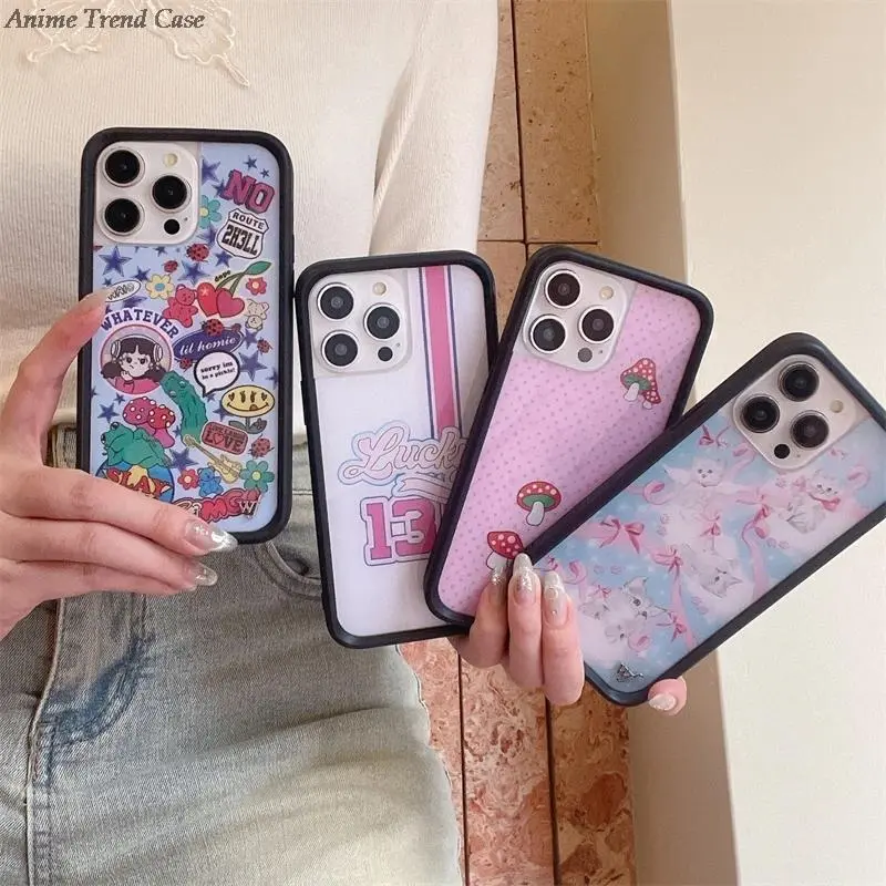Wildflower 3D WF Taylor Kensington  for iPhone 16 15 14 13 12 17 Pro Max Plus Air Meow Cindy Kimberly Leopard Cover soft tpu back cover stylish men magsafe protective black cat 2-piece sticky grippy protection accessory diy sticker   silicon lucky Protect