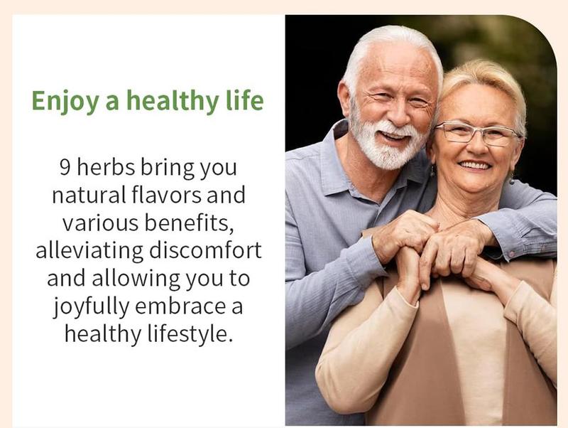 JuXingPu Blood Balance Tea - 6g*20 Antihypertensive Herbal Tea Blend with Pueraria Cassia Seeds Hawthorn Orange Peel Mulberry Leaves Astragalus & Bitter Melon for Healthy Blood Pressure Support