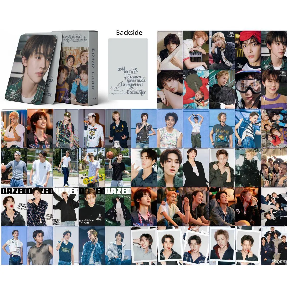 55pcs CORTIS 2026 Season's Greetings MARTIN COLOR omo Star Photocards Photo Lomo Cards Fans Collection Printed Cards