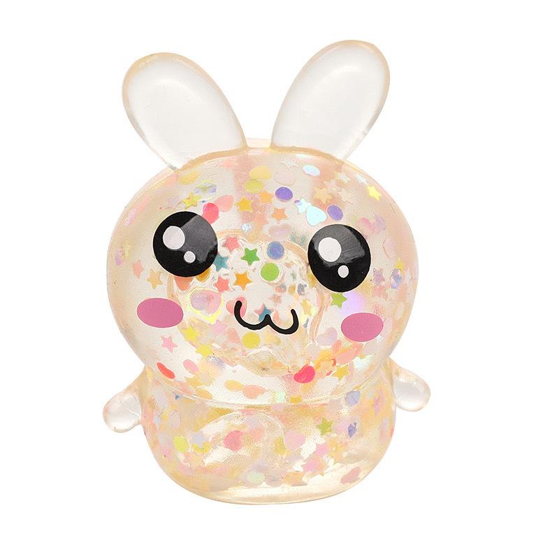 Easter bunny maltose pinch music vent toy creative decompression toy
