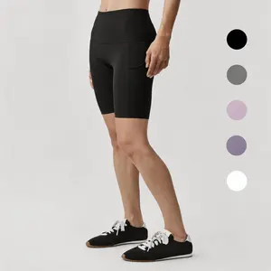 NELEUS Women’s 3 Pack High Waist Compression Yoga Shorts, Quick-Dry Gym Shorts with Phone Pockets