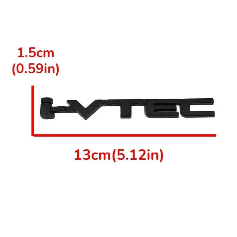 Car Sticker VTEC Emblem Decal for   I VTEC Badge Fit Accord Odyssey CRV HRV Exterior Accessories Decoration