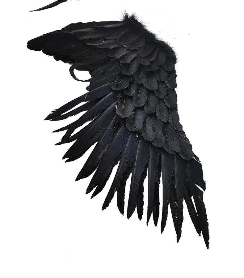 Angel Wings White Feather Swallow-Shaped for Adult Children Halloween Props Bride Flower Girl Costume Party Accessories