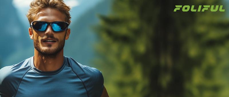 3 Pack Polarized Sports Sunglasses for Men, Mens Sunglasses Wrap Around UV400 Protection for Cycling Fishing Driving