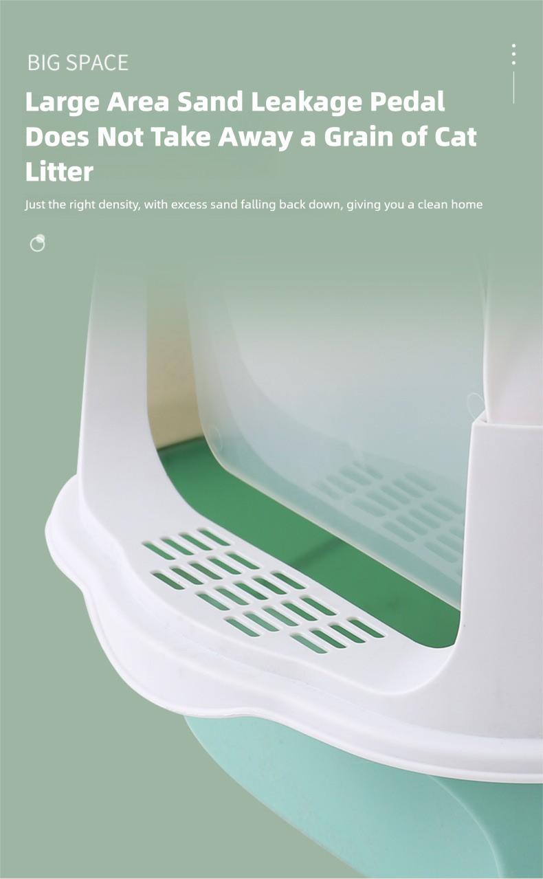 Extra Large Cat Litter Box, Fully Enclosed, Splash-Proof, Odor-Proof, Pet Cleaning Products