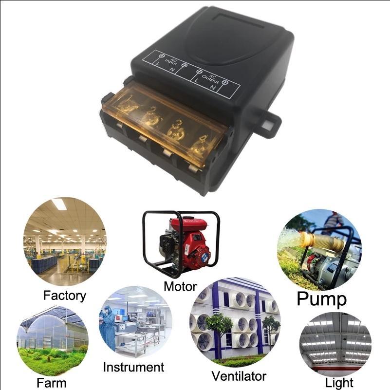 433mhz Universal Wireless Remote Switch, 220v Single Channel Relay Receiver with 2 Transmitters, Garage Door, Electric Curtains, Lighting