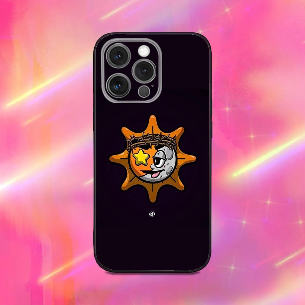 G-GLO G-GANG Rapper Logo Phone Case For iPhone17, 16,15,14,13,12,11,Pro,Max,Plus,X,XS,Soft Silicone Black Case