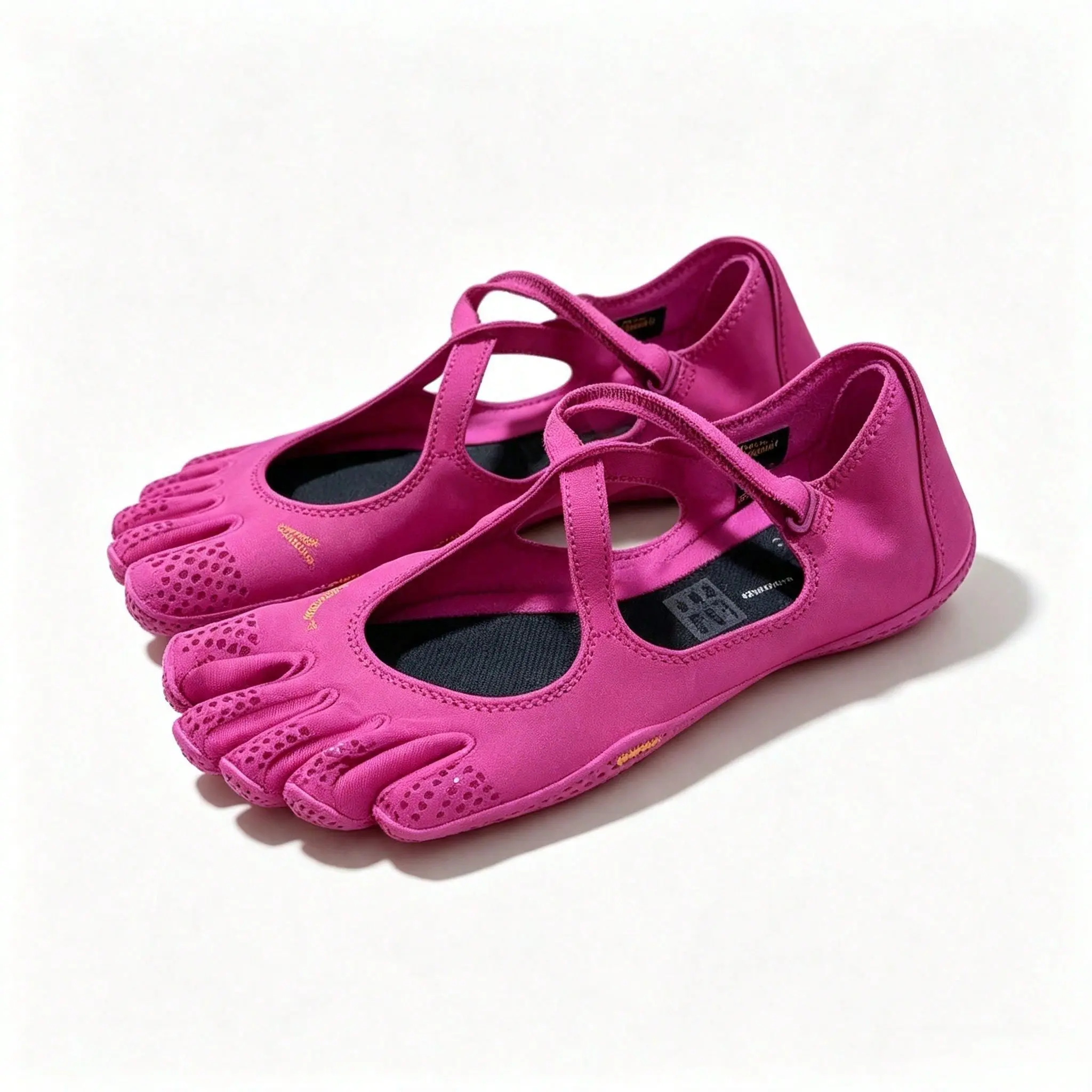 Women's Five Fingers Barefoot Dance Shoes Cross Strap Soft Sole Non-Slip Yoga Fitness Sneakers