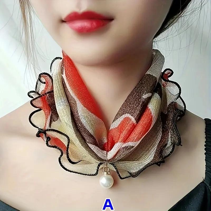 Classic Solid Color Velvet Scarf, Front Button Design, Thickened for Autumn and Winter, Casual Style, Suitable for Cycling and Windproof, Scarf