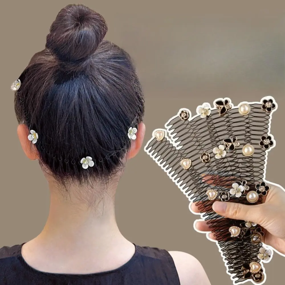 2026 New Camellia Broken Hair Clip, Invisible Bangs Hair Pin, Elegant Floral Hair Accessory for Women
