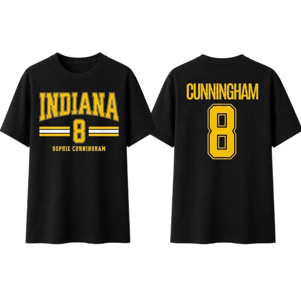 Sophie Cunningham 8 Indiana Basketball Jersey| Women's graphic underwire t-shirt| Unisex gift for professional basketball fans