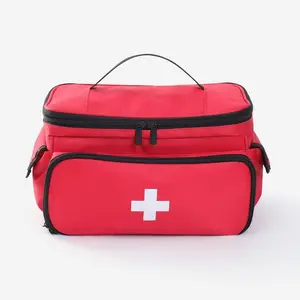 Large Capacity Multi-Functional First Aid Kit, Medical Supplies Storage Bag, Outdoor Adventure Emergency Pack, Suitable for Home and Travel, Emergency Gear