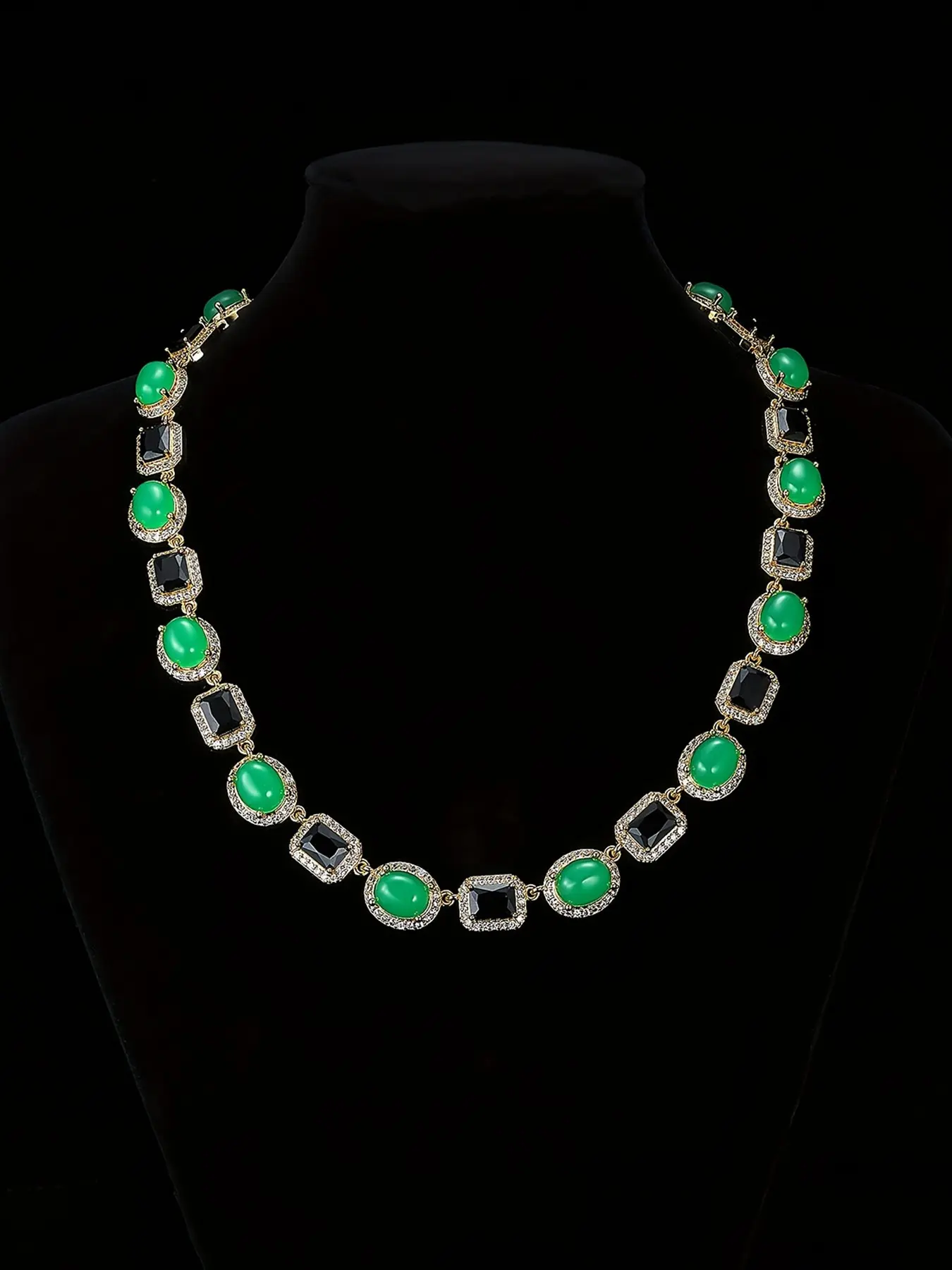 Iced Chics and Sugar Cubic Zirconia Hip Hop Chain Necklace, Unisex Street Casual Style, Daily Wear, Versatile Accessory