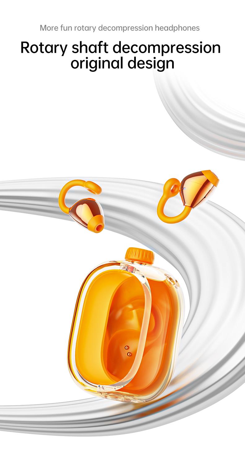 BT  Earphone Clip On Monaural Inear Motion Stereo Bone Conduction Gd28 Business Wireless Earphone Mini Monaural Tws