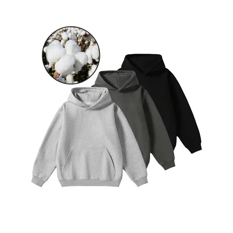 Men's Hoodie Cotton Blend Long Sleeve Pullover Regular Fit Soft Breathable Durable Everyday Comfort Machine Washable Casual Outdoor Urban Street Wear Black Beige Unisex hooded drawstring sweatshirt