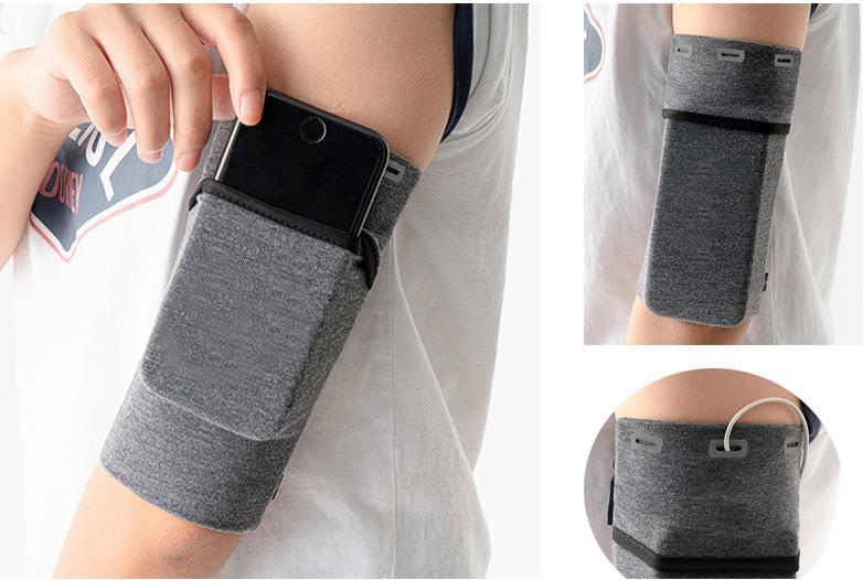 Sports mobile phone arm bag men's and women's outdoor fitness equipment running arm bag arm with arm cover