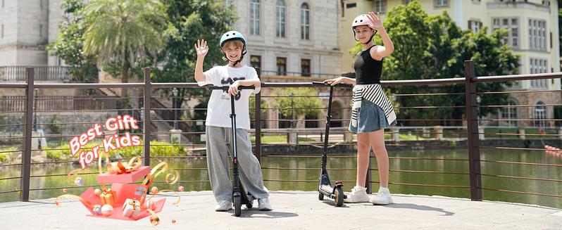 [Black Friday]I-k3 Max & I-k3 Pro Electric Scooter For Kids 200W/150W Motor 3-Level Height Adjustment, Dual Brakes, Colorful Lights, Smart Display & Ideal Gift for Kids Ages 6-14