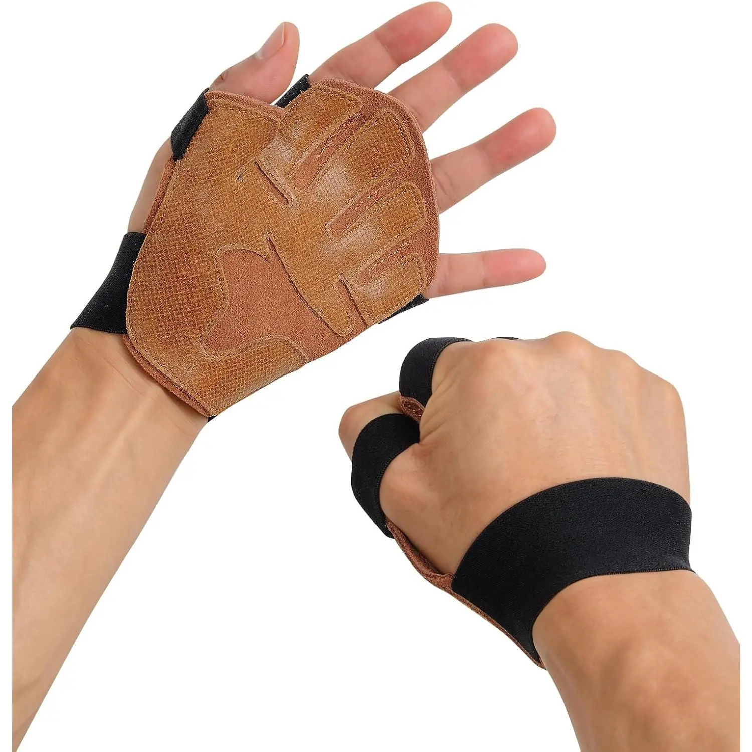 Durable Leather Workout Gloves for Men & Women, Heavy-Duty Lifting Gloves for Weightlifting,   and Powerlifting