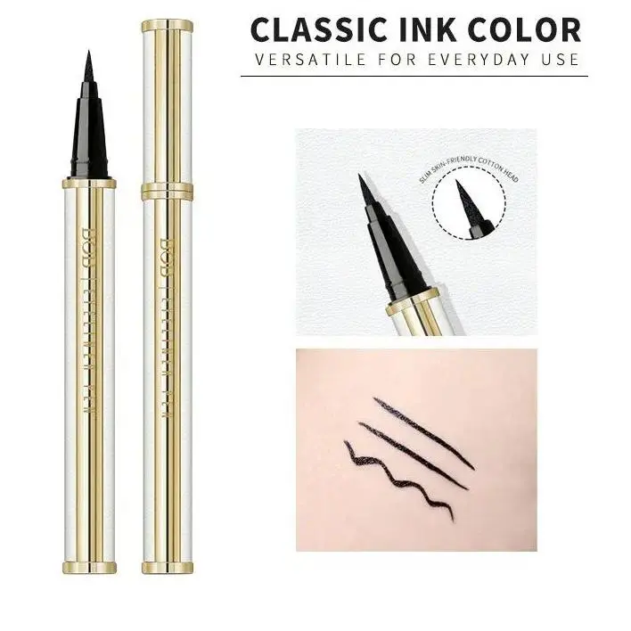 24HR Waterproof Lambskin Eyeliner Pen – Smudge-Proof Long-Lasting Smooth Thick Tip for Defined Eye Looks, All-Day Wear & Simple Beginner Use - Women’s Daily Eye Makeup Tool, Cosmetics & Professional Beauty Tools, Cruelty-Free Vegan Makeup Cosmetic