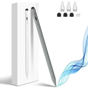 Dual-Tip iPad Pencil USB-C Fast Charging Stylus with Palm Rejection & Tilt Sensitivity Replacement for Apple iPad 2018-2025 Pro Air Mini